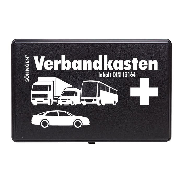 SÖHNGEN Verbandskasten KFZ KU DIN 13164 Standard schwarz