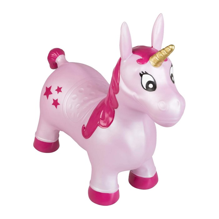 Idena Hüpftier Einhorn pink