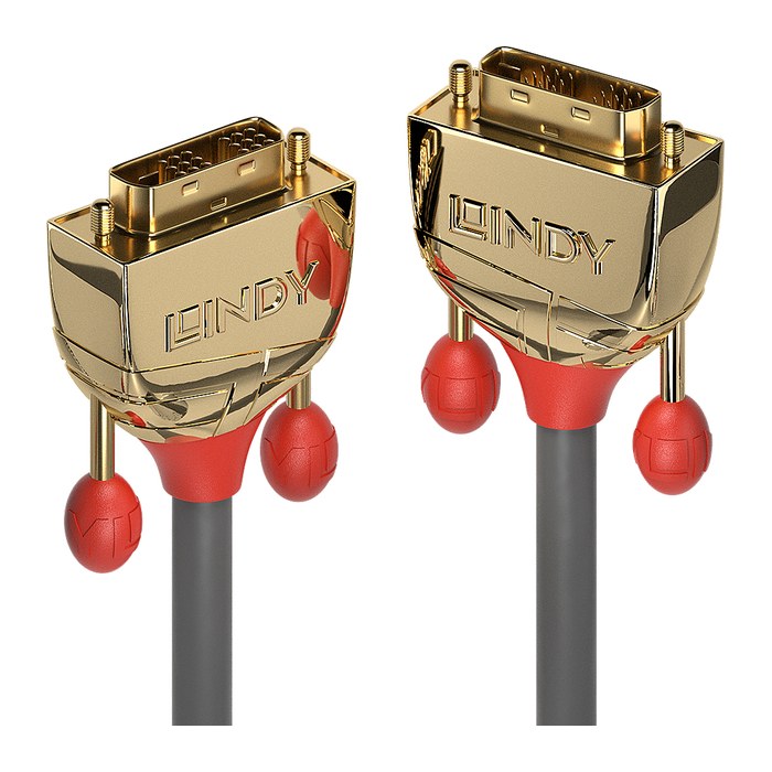 LINDY DVI-D Single Link SLD Kabel Gold Line 10m
