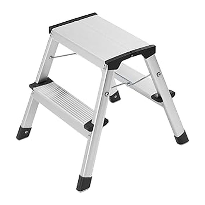 Hailo Klapptritt D60 StandardLine silber 2 Stufen, H: 40,0 cm