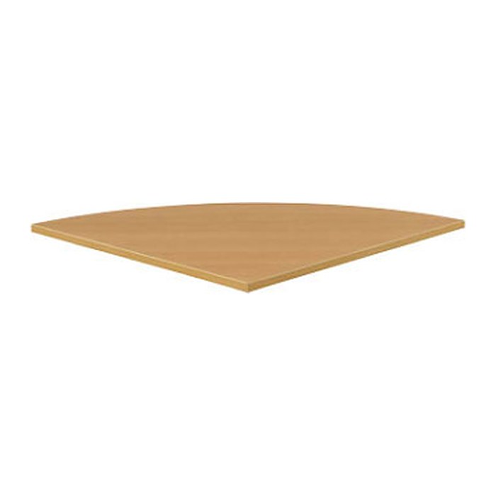 SODEMATUB Verbindungsplatte buche, dreieckig abgerundet 80,0 x 80,0 x 2,5 cm