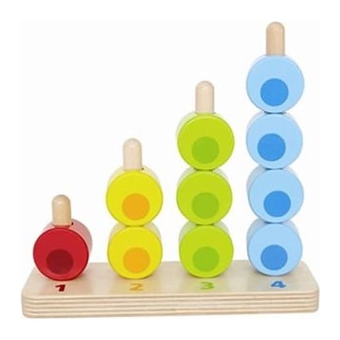 Hape Zähl- und Steckspiel Lernspielzeug, 1 St.