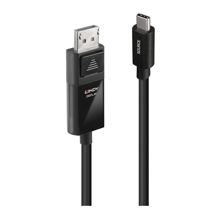 LINDY USB Typ C an Displayport 4K60 Adapterkabel mit HDR 1m