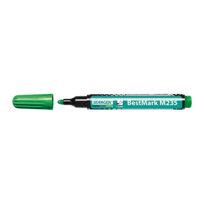 STANGER BestMark M235 Permanentmarker grün 1,0 - 3,0 mm, 1 St.