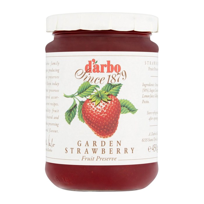 d’arbo Erdbeere Konfitüre, 450,0 g