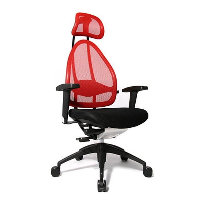 Topstar Bürostuhl Open Art® 2010, OPA0T B910 Stoff rot, Gestell schwarz