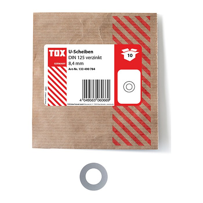 TOX Unterlegscheiben 133490784 8,4 mm, 10 St.