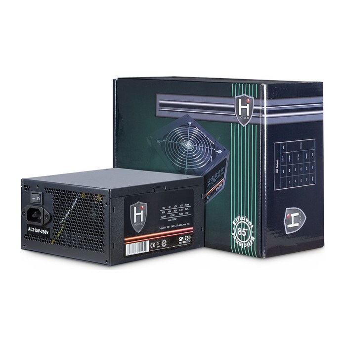 Inter-Tech Netzteil 750W HIPOWER SP-750 1X 140mm Lüfter retail