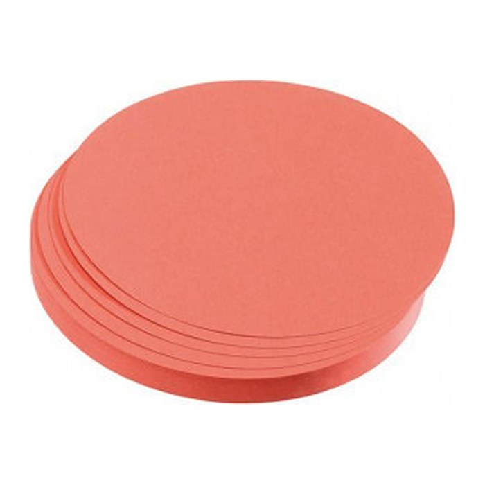 FRANKEN Moderationskarten rot Ø 19,5 cm, 500 Blatt