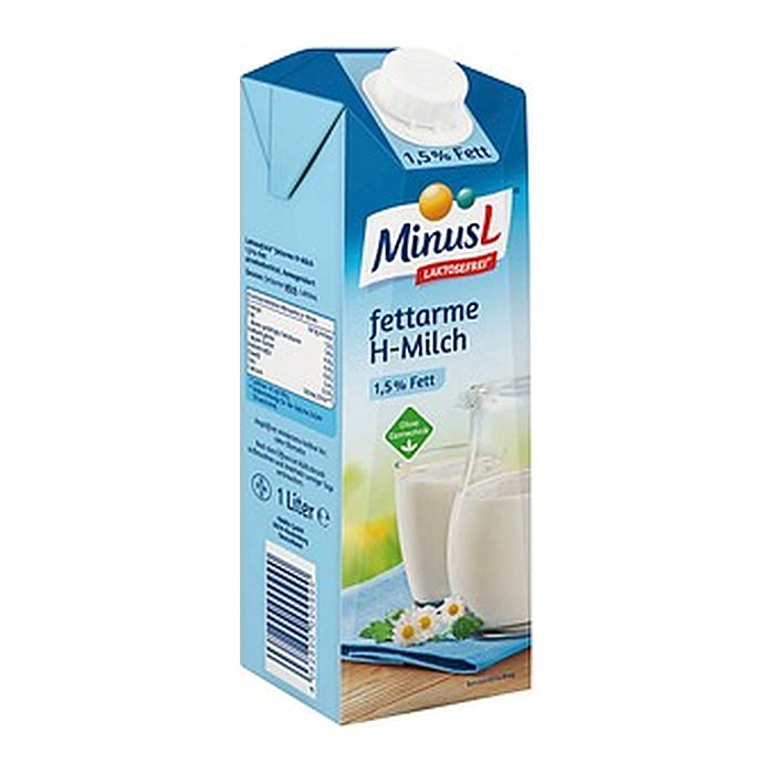 MinusL® fettarme H-Milch laktosefreie Milch 1,5 % 10x 1,0 l
