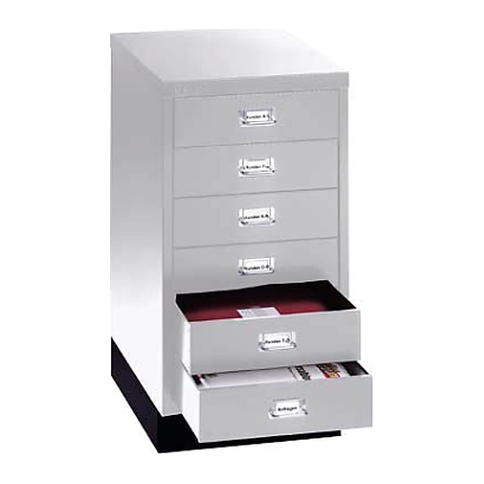 BISLEY MultiDrawer™ L29A36S Schubladenschrank silber 6 Schubladen 34,9 x 43,2 x 67,0 cm, 1 St.