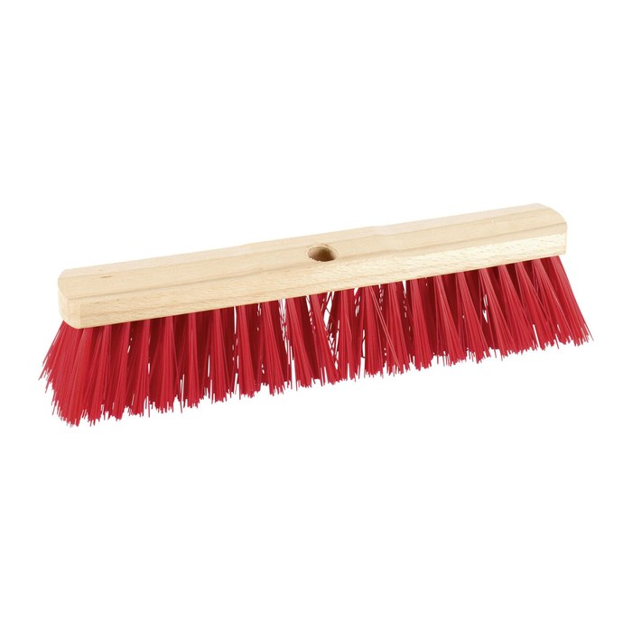 Nölle Besenkopf Saalbesen rot Holz 60,0 cm breit