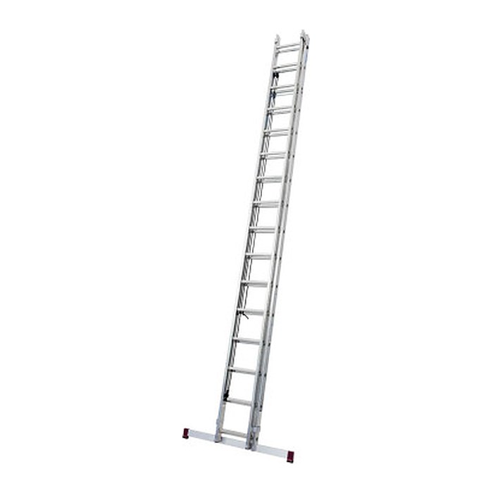 KRAUSE Schiebeleiter CORDA silber 2x 16 Sprossen, H: 450,0 cm