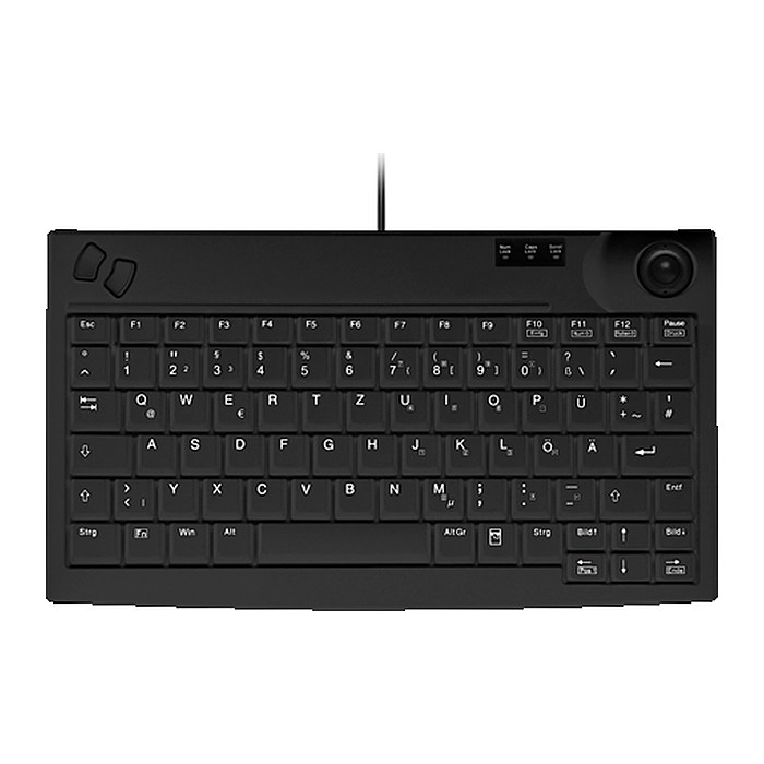 Contour ACTIVE KEY Industry 4.0 Mini Trackball Keyboard USB