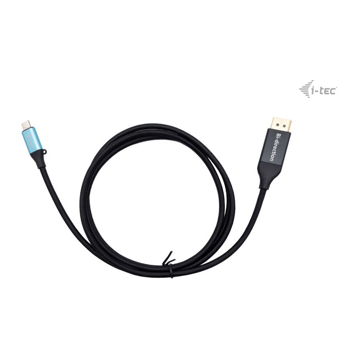 i-tec® USB C/DisplayPort Kabel 1,5 m schwarz, 1 St.