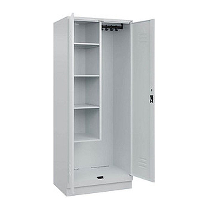 CP Putzmittelschrank Classic PLUS 080120-02 S10009 lichtgrau 4 Fachböden 80,0 x 50,0 x 195,0 cm, aufgebaut, 1 St.
