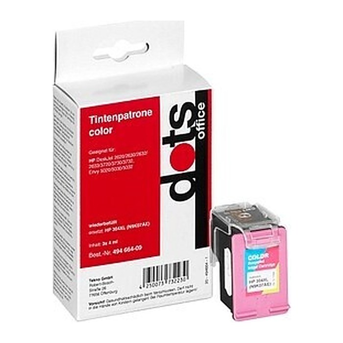 dots color Druckerpatrone kompatibel zu HP 304XL (N9K07AE)