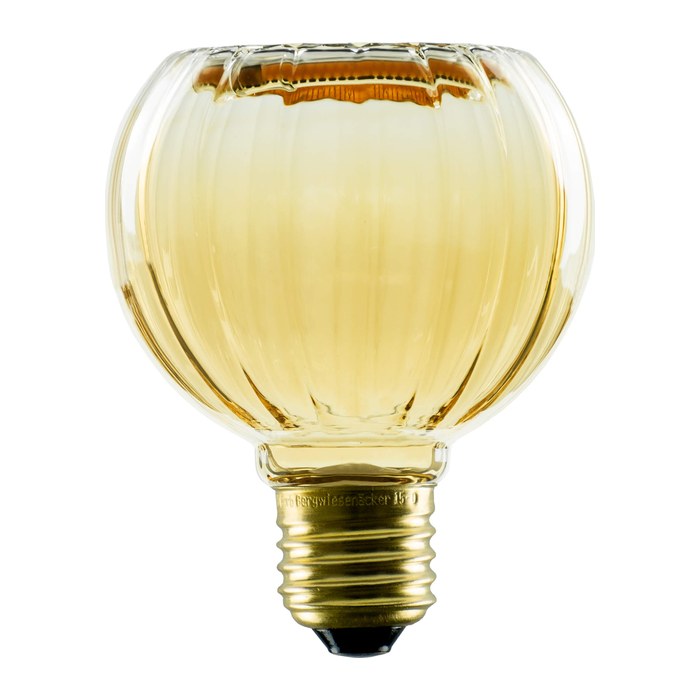 SEGULA LED Floating Globe 80 straight gold E27 240Lm 2200K