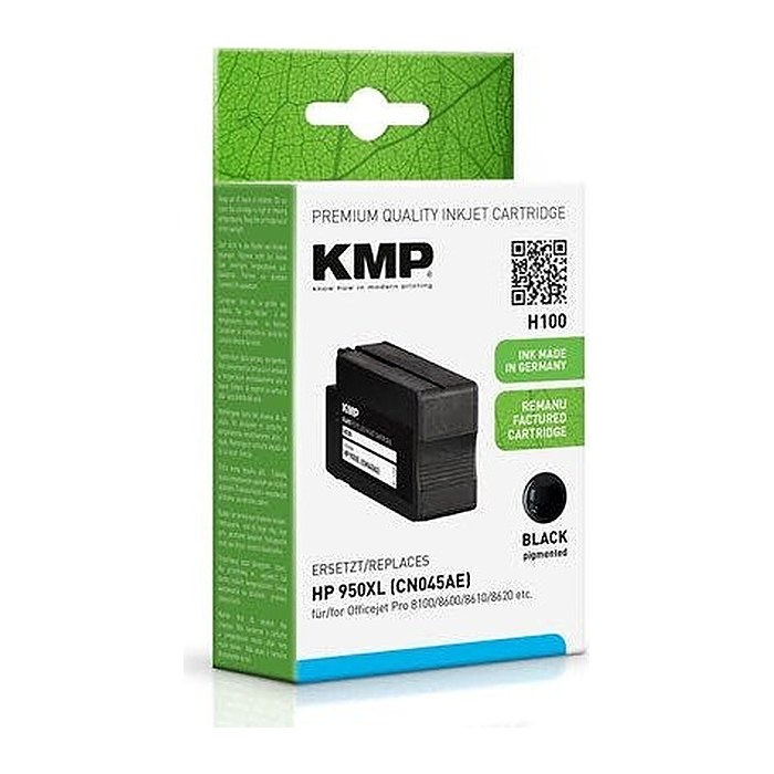 KMP H100 schwarz Druckerpatrone kompatibel zu HP 950XL (CN045AE)