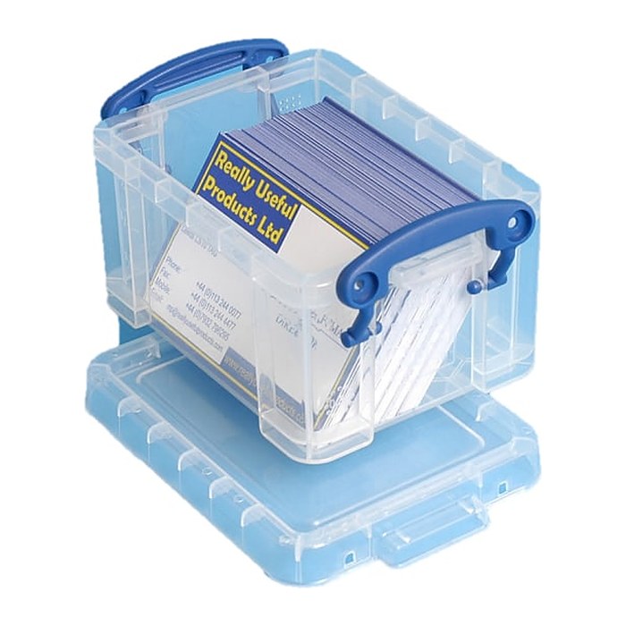 Really Useful Box Aufbewahrungsbox 0,3 l transparent 12,0 x 8,5 x 6,5 cm, 1 St.