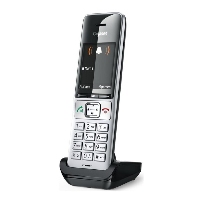 Gigaset COMFORT 500HX Zusatz-Mobilteil schwarz-silber, 1 St.