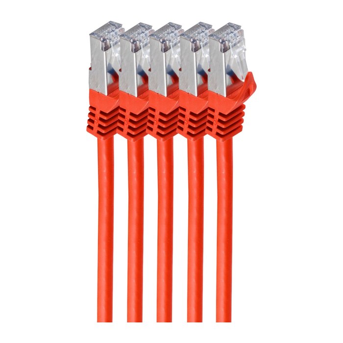 Shiverpeaks RJ45 Patchkabel S/FTP, Cat7 VE5, 2m rot