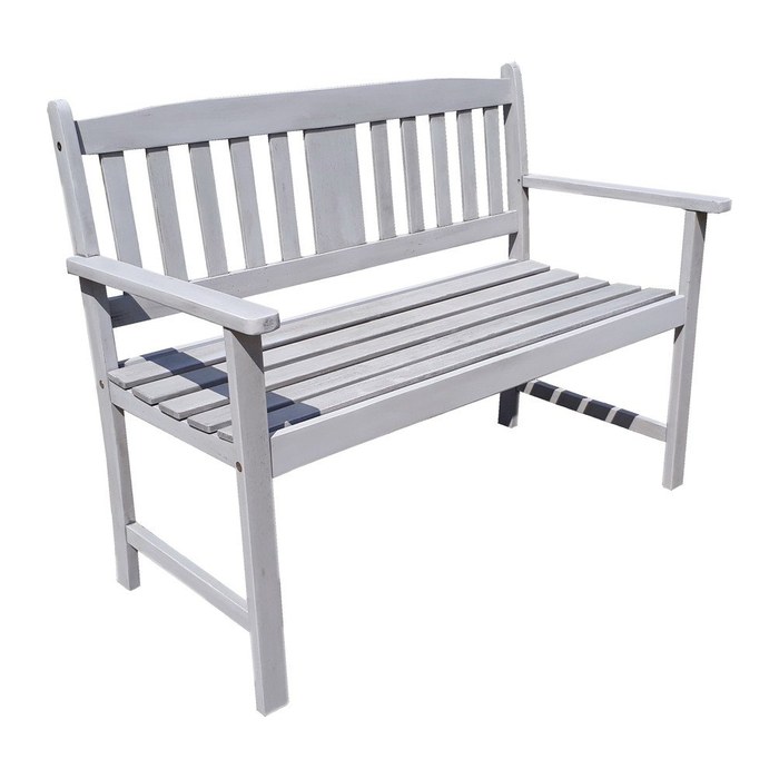 Garden Pleasure Gartenbank STIRLING 985227 grau Holz 110,0 cm