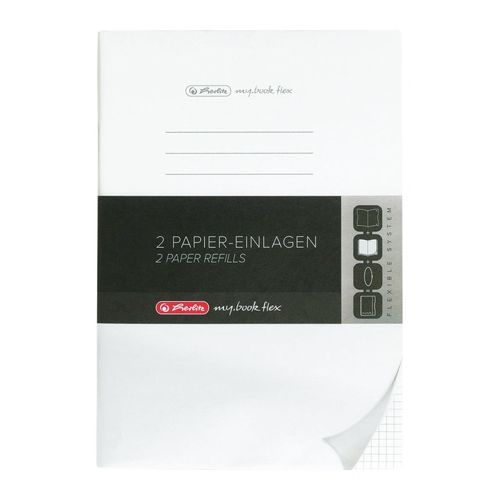Herlitz Refill my.book flex A4 2x 40Bl. kariert FSC Mix