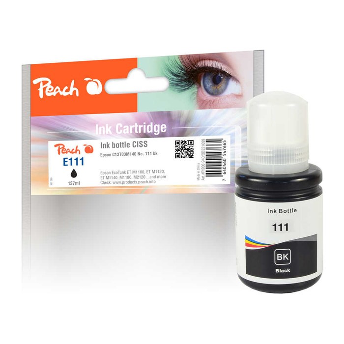 Peach Patrone Epson CISS 111 remanufactured