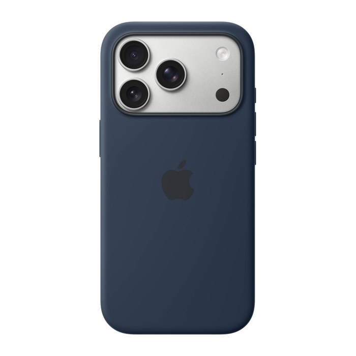 Apple Silikon Case mit MagSafe Handy-Cover für Apple iPhone 17 Pro mitternacht
