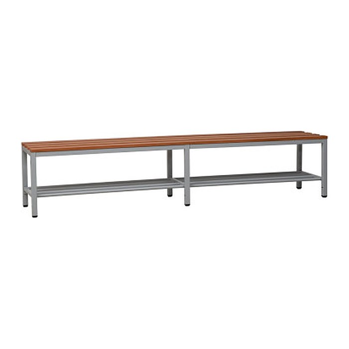 Gürkan Schuhbank 107216 grau, buche Holz 150,0 cm