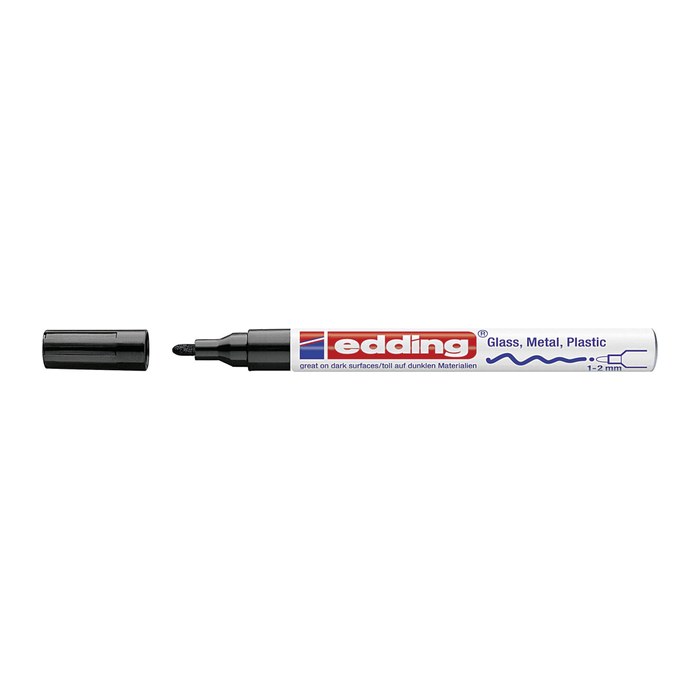 edding 751 creative Lackmarker schwarz 1,0 - 2,0 mm, 1 St.