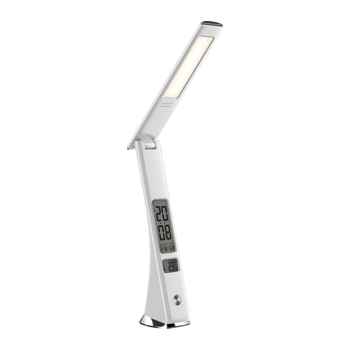 Avide LED Tischleuchte Business Claude Kalender Weiß 5W