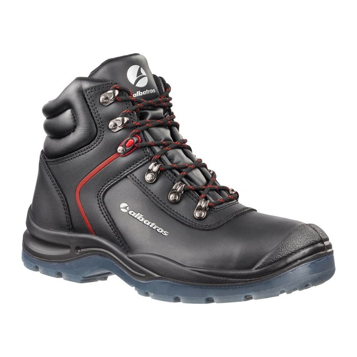albatros® Herren S3 Sicherheitsschuhe GRAVITATION MID schwarz Größe 42, 1 Paar
