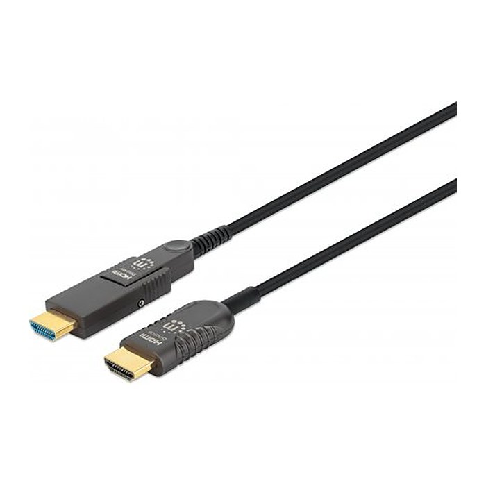 MANHATTAN HDMI LWL Stecker-Stecker/MicroHDMI St 4K@60Hz 20m