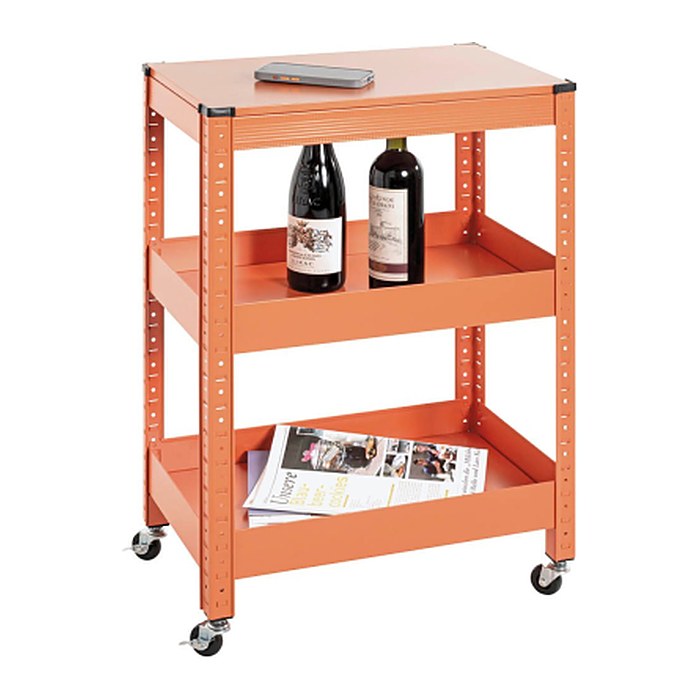 HAKU Möbel Servierwagen orange 50,0 x 32,0 x 75,0 cm