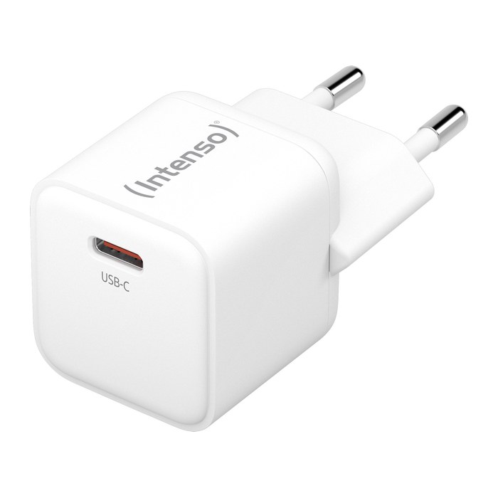 Intenso W30C GaN GaN-Ladeadapter weiß, 30 Watt