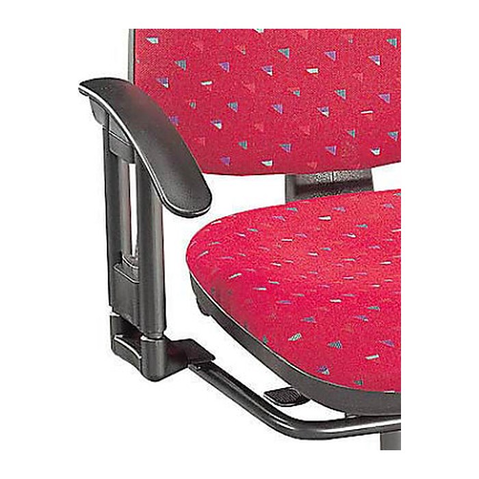 Topstar Armlehnen verstellbar schwarz für Bürostühle, 2 St.