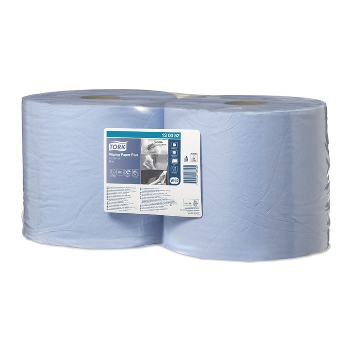 TORK Putztuchrollen Advanced 420 2-lagig blau, 750 Blätter, 2 Rollen