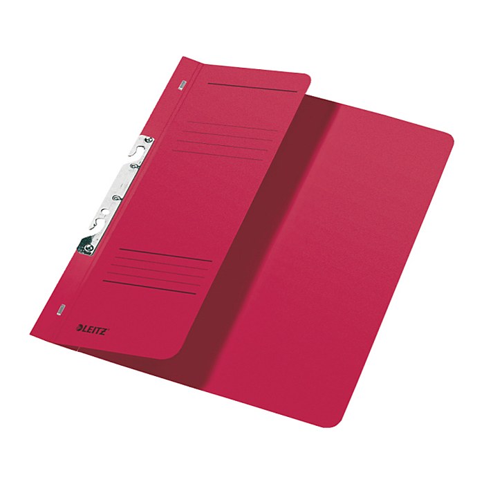 LEITZ Einhakhefter 3744 Karton rot DIN A4, halber Deckel, 1 St.