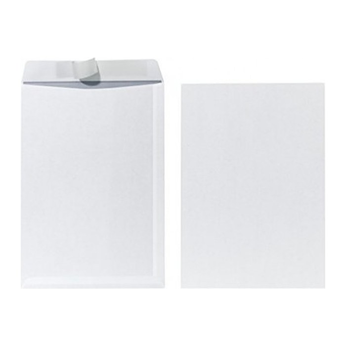 Herlitz Versandtasche C4 90g haftklebend weiß 10er Packung