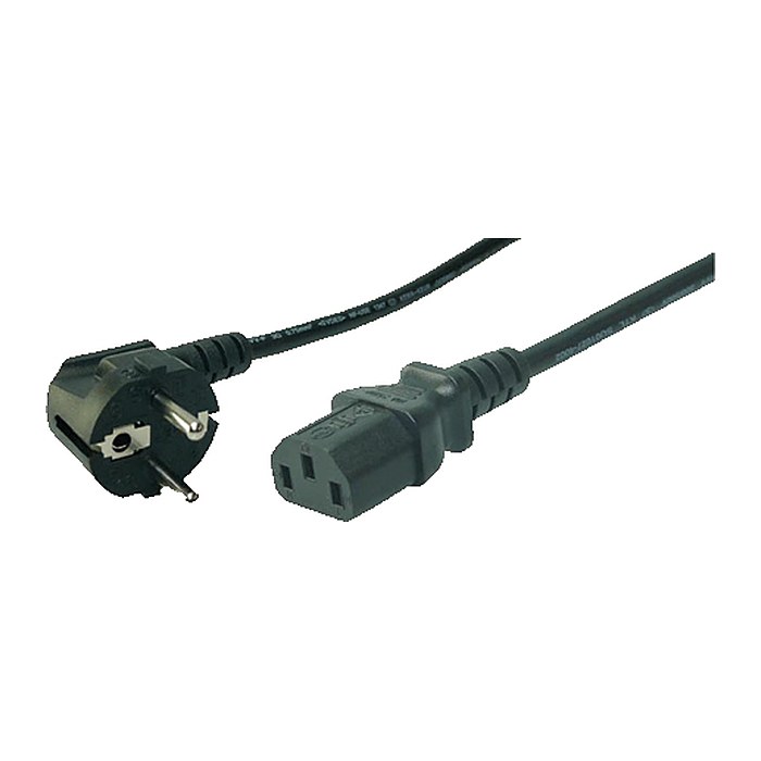 Logilink Power Cord, CEE7/7-C13, black, 3,00m