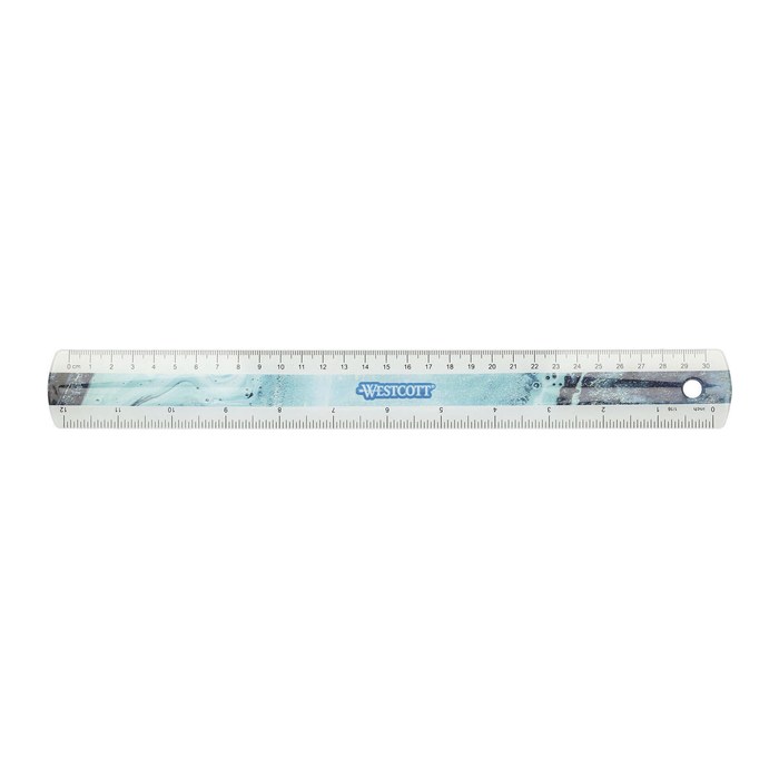 WESTCOTT Lineal Trendsetter 30,0 cm, türkis