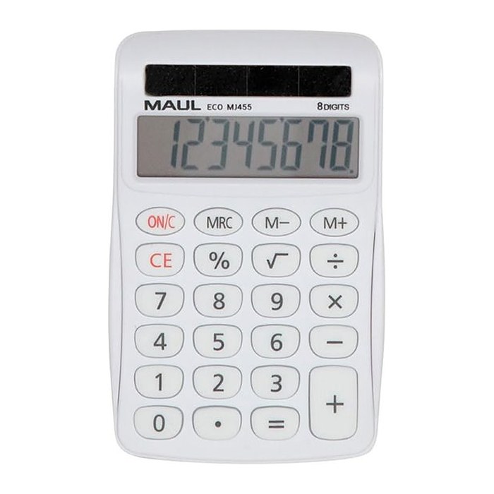 MAUL ECO MJ 455 Tischrechner weiß