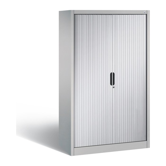 CP Omnispace Rollladenschrank silber 3 Fachböden 100,0 x 42,0 x 166,0 cm