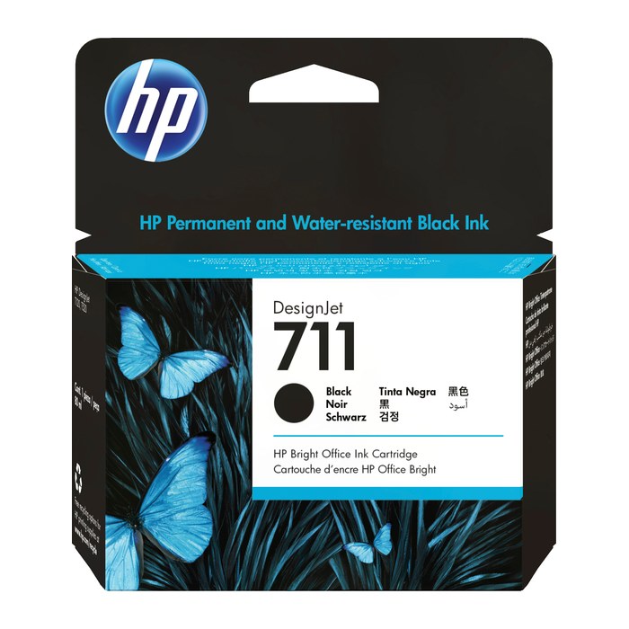 HP 711(CZ133A) schwarz Druckerpatrone
