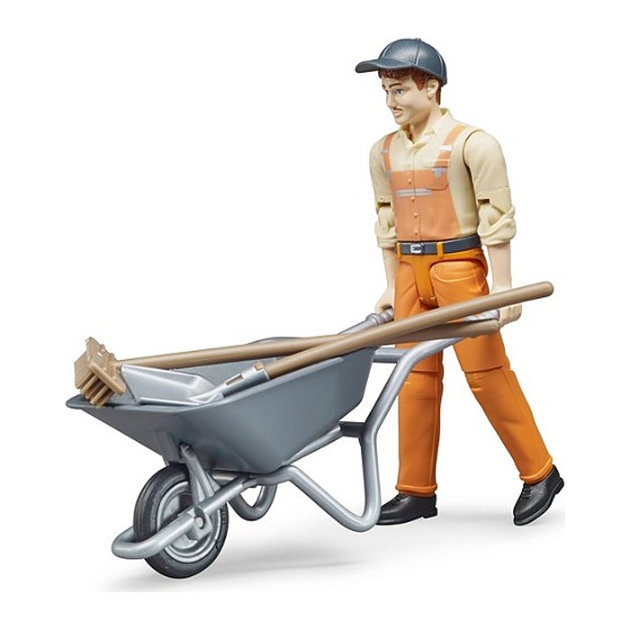 bruder 62130 Kommunalarbeiter Spielfigur