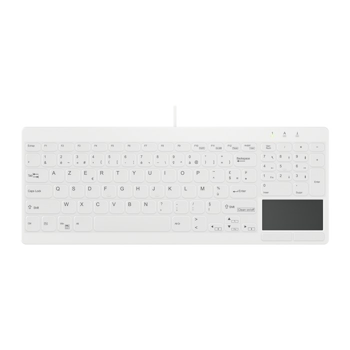Contour ACTIVE KEY Hygiene Compact Ultraflat Touchpad Keyboa
