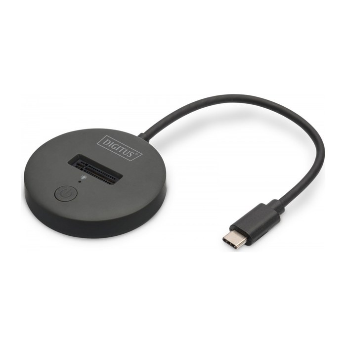 DIGITUS Dockingstation USB-C 3.2 -> NVMe/M2 SATA SSD schwarz