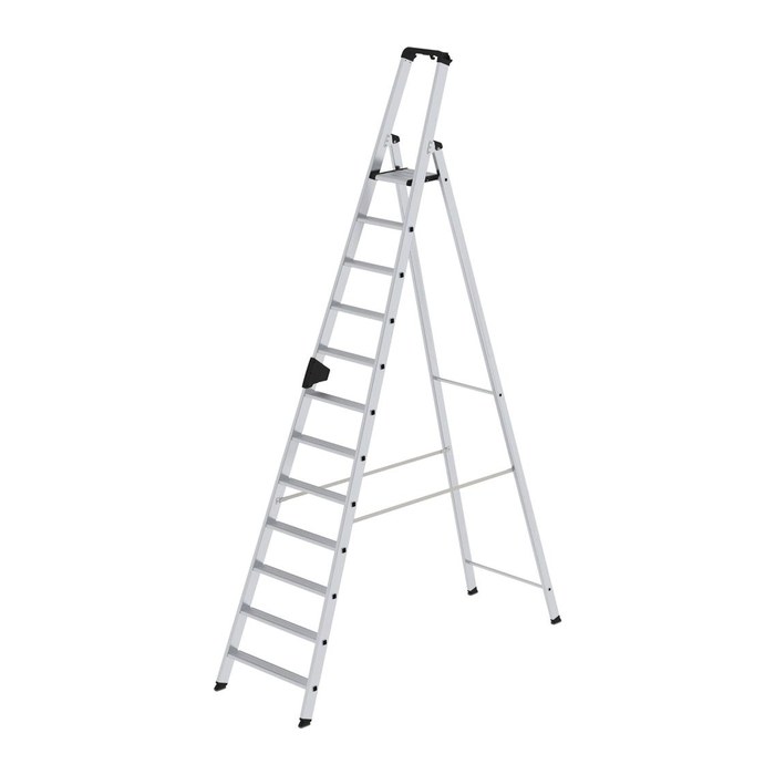 MUNK Vielzweckleiter silber 12 Sprossen, H: 3,45 m